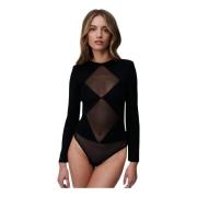 Girl Crush Bodysuit Undress Code , Black , Dames