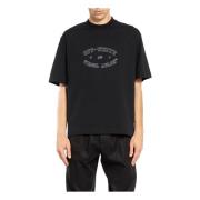 College Skate Tee Zwart Wit Off White , Black , Heren