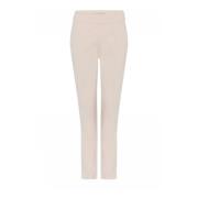 Hoge taille regelmatige broek roombruin Gustav , Beige , Dames