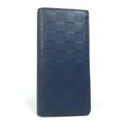 Pre-owned Fabric wallets Louis Vuitton Vintage , Blue , Dames