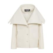 Off-White Caruso Caban Coat Jacquemus , Beige , Dames