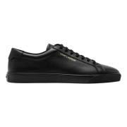 Lage Top Sneaker Andy Saint Laurent , Black , Heren