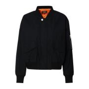 Zwarte Katoenen Haley Bomberjack A.p.c. , Black , Dames