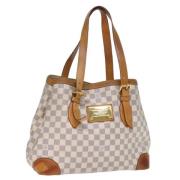 Pre-owned Canvas louis-vuitton-bags Louis Vuitton Vintage , White , Da...