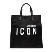 Be Icon shopper tas Dsquared2 , Black , Heren