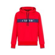 Geborduurde Hoodie Regular Fit Katoen Carolina Herrera , Red , Heren