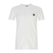 Stretch Katoenen T-shirt Dolce & Gabbana , White , Heren