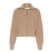 Grijze Melange Cardigan met Rits InWear , Beige , Dames