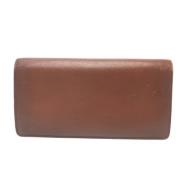 Pre-owned Leather wallets Louis Vuitton Vintage , Brown , Dames