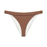 Gerimpelde Bikini Broek Praline Undress Code , Brown , Dames