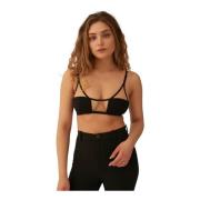 Geometrische Illusion Top in Zwart Undress Code , Black , Dames