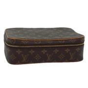 Pre-owned Canvas pouches Louis Vuitton Vintage , Brown , Dames