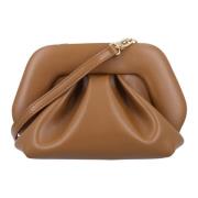 Karamel Vegan Stof Clutch Handtas THEMOIRè , Brown , Dames