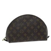 Pre-owned Canvas pouches Louis Vuitton Vintage , Brown , Dames