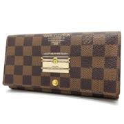 Pre-owned Fabric wallets Louis Vuitton Vintage , Brown , Dames