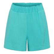 Turquoise Elastische Taille Shorts &Co Woman , Blue , Dames