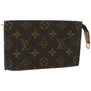 Pre-owned Canvas pouches Louis Vuitton Vintage , Brown , Dames