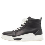 Pre-owned Leather sneakers Christian Louboutin Pre-owned , Black , Dam...