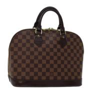 Pre-owned Canvas handbags Louis Vuitton Vintage , Brown , Dames