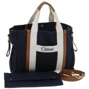 Pre-owned Canvas totes Chloé Pre-owned , Blue , Dames