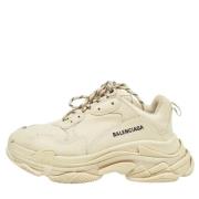 Pre-owned Fabric sneakers Balenciaga Vintage , Beige , Dames