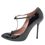 Pre-owned Leather heels Gucci Vintage , Black , Dames