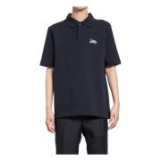 Zwarte Eend Logo Polo Shirt Burberry , Black , Heren