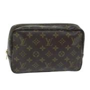 Pre-owned Canvas clutches Louis Vuitton Vintage , Brown , Dames