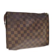 Pre-owned Canvas pouches Louis Vuitton Vintage , Brown , Dames