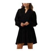 Zwarte Kant Smock Jurk Co'Couture , Black , Dames