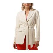 Vis 345 Damesblazer in Gebroken Wit Aaiko , Beige , Dames