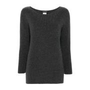 Metallic Visserstrui Sweater Fabiana Filippi , Gray , Dames