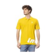 Geel Katoenen Poloshirt Invicta , Yellow , Heren