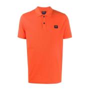 Klassieke Polo Shirt 630C Paul & Shark , Orange , Heren