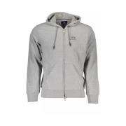 Grijs katoenen sweatshirt met capuchon La Martina , Gray , Heren