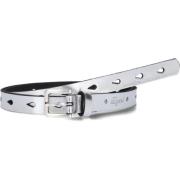 Zilveren Leren Riem Stijlvol Model Legend , Gray , Dames