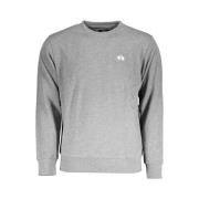 Sweatshirt met ronde hals en logo borduursel La Martina , Gray , Heren