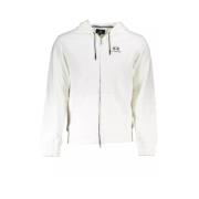 Wit Hoodie met Rits La Martina , White , Heren