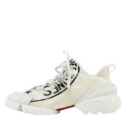 Pre-owned Rubber sneakers Dior Vintage , White , Dames