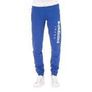 Elegante Fleece Sportbroek Baldinini , Blue , Heren