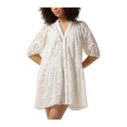 Witte Zomerjurk Viola Anglaise Co'Couture , White , Dames