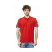 Rood Katoenen Poloshirt Invicta , Red , Heren