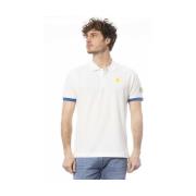 Wit Katoenen Poloshirt Korte Mouw Invicta , White , Heren