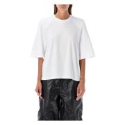 Witte T-shirt Oversized Crew Neck Isabel Marant , White , Dames