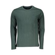 Elegant Groen T-shirt met Borduursel La Martina , Green , Heren