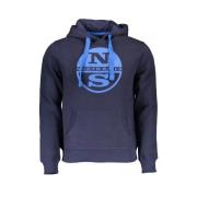 Blauwe Golven Hoodie North Sails , Blue , Heren