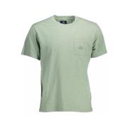 Groen Geborduurd T-shirt met Zak La Martina , Green , Heren