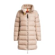 Stijlvolle Functionele Jas voor Vrouwen Parajumpers , Beige , Dames