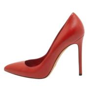 Pre-owned Leather heels Gucci Vintage , Red , Dames