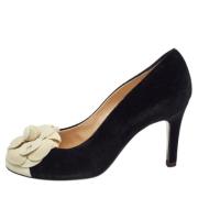 Pre-owned Velvet heels Chanel Vintage , Black , Dames